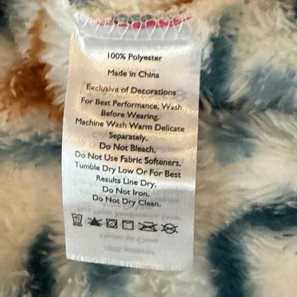 Eddie Bauer Quest Plush Quarter Zip Cozy Fleece Pullover Jacket XXL Aztec - Picture 6 of 14